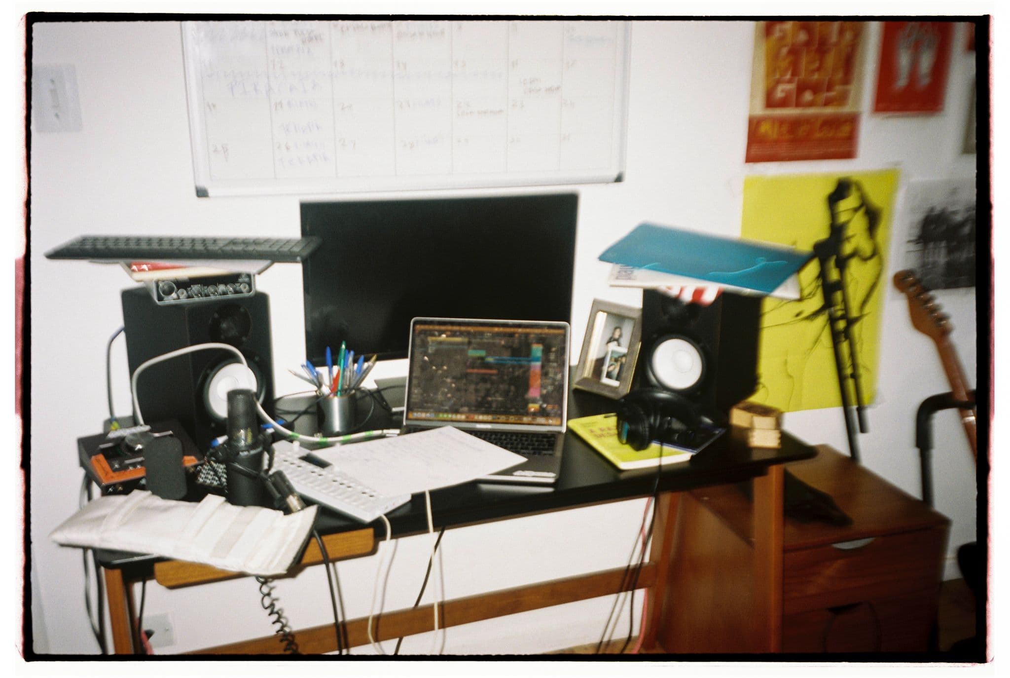 Music studio desk